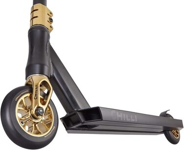 Самокат Chilli Pro Scooter 112-12 Reaper Crown Kids, Золото, 84 см