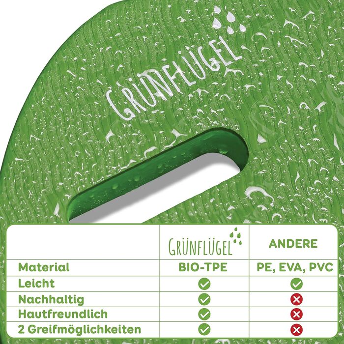 Дошка для плавання Bio-TPE Greenwing для дітей 3-6 років, колір зелений