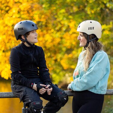 Шолом для велосипеда/скейтера SKATEWIZ, 8 дизайнів, легкий (L, пісок)