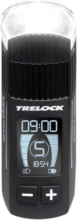 Світлодіодний набір ліхтарів для велосипеда TRELOCK LS 760 I-GO VISION 100 LUX та LS740 VECT із стоп-сигналом, USB зарядка, чорний