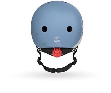 Дитячий унісекс велосипедний шолом Scoot&Ride XXS, відбивний, сталь, розмір S