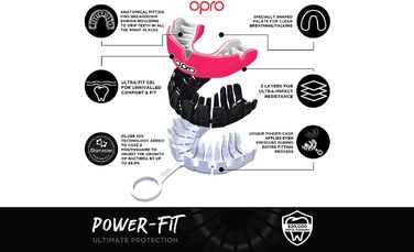 Капа спортивна OPRO Power-Fit унісекс молодь/дорослі Німеччина