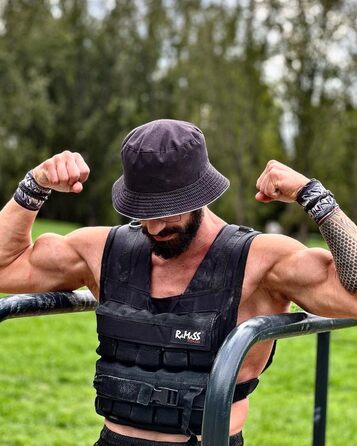 Жилет RAMASS Fitness Weight Vest, ваговий жилет 1кг - 20 кг, знімні металеві обважнювачі, ідеально підходять для гімнастики, силових тренувань, обладнання для чоловіків і жінок