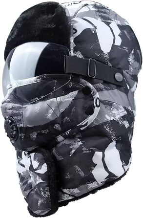 Шапка DITUDO Balaclava чоловіча вітрозахисна One size Black