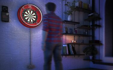 Освітлення Target Darts Corona Vision, чорний каркас, білий LED