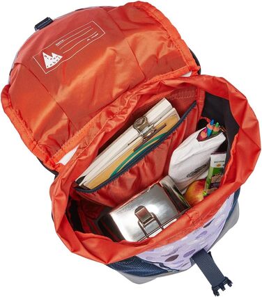 Дитячий рюкзак VAUDE Puck 10 л, синій, водонепроникний, для хлопчиків і дівчаток, з дощовиком і лупою, для школи та походів
