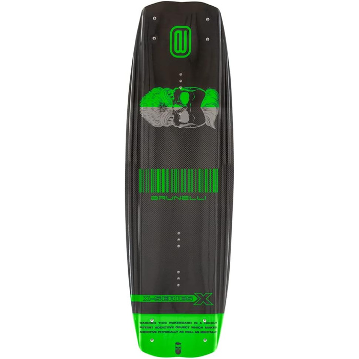 Пакет вейкборду Brunelli Carbon 138 см Wake Binding Wakeboard Binding S/M (38-42)