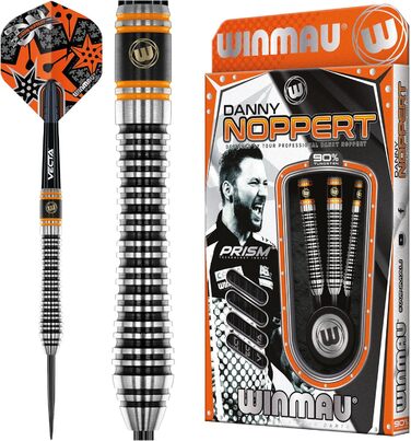 Вольфрамові дротики WINMAU Danny Noppert Signature 2.0 з польотами (23G)