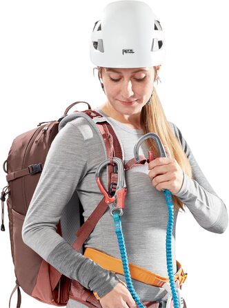 Жіночий туристичний рюкзак Deuter Trail 23 SL 2024 для хайкінгу та скелелазіння, колір Raisin-caspia