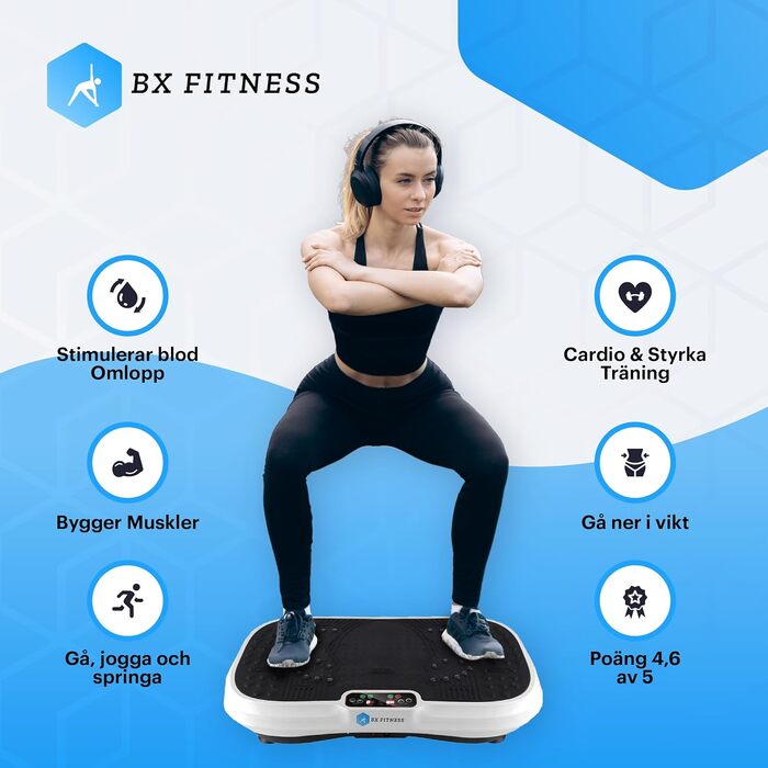 Вібраційна плита Powerplate для дому (біла), 3D