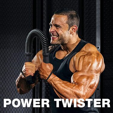 Гантель Power Twister, 25-45 кг, для рук, біцепсів, чорна