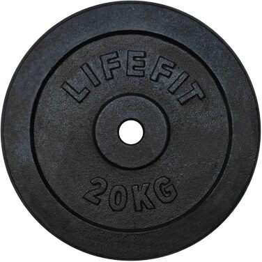 Пластини LIFEFIT, 20 кг, чорні