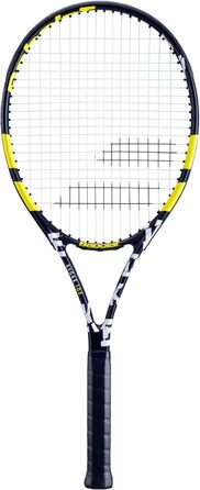 Ракетка для тенісу Babolat Evoke 102 чорно-жовта нанизана 270г л НОВИНКА 3