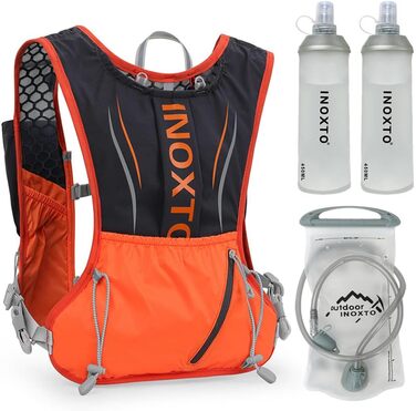 Рюкзак Lixada 5L Ultralight Hydration для бігу (помаранчевий)