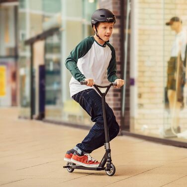 Молодіжний трюковий самокат Globber Unisex Gs 720 Kickscooter (не застосовується, чорно-сірий)