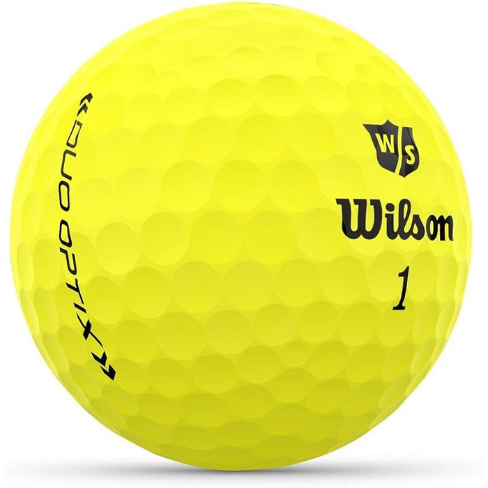 М'ячі для гольфу Wilson Staff Duo Optix, 12 шт., матові, легко знайти