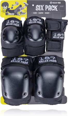 Чорний), 187 KILLER PADS 187 SixPack 187SixPack (S/M