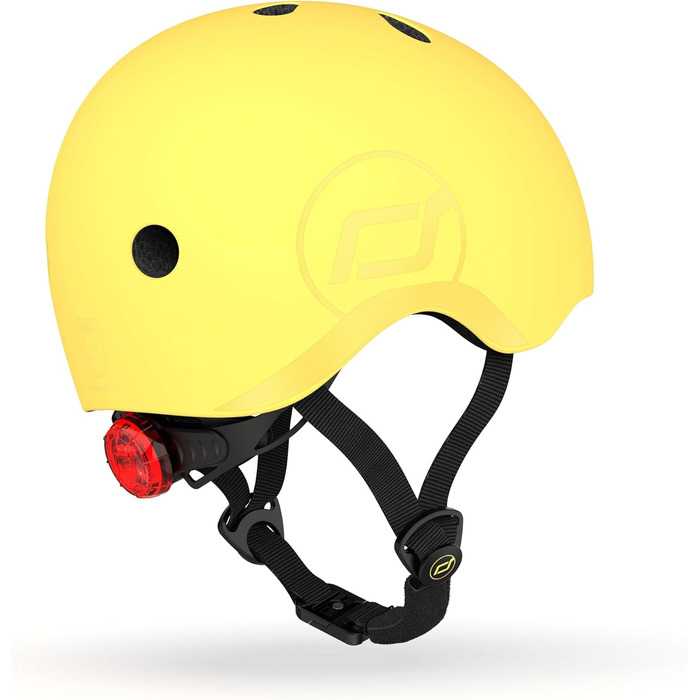 Дитячий шолом Scoot and Ride з регульованими ремінцями, матовим покриттям, LED-підсвіткою та м’якою флісовою підкладкою, розміри S/M