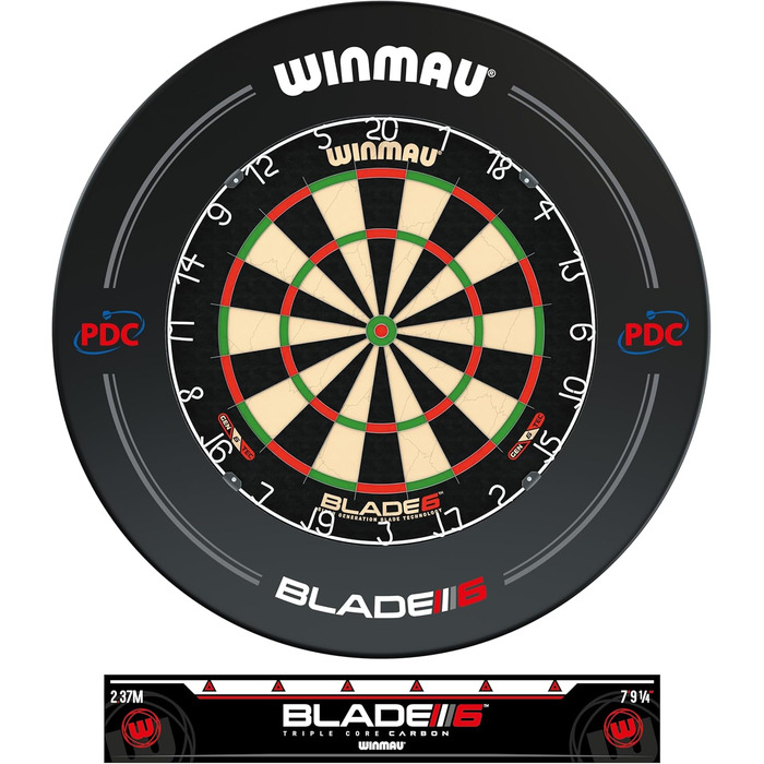 Набір для дартсу WINMAU Blade 6 Competition з PDC Surround і Oche Line