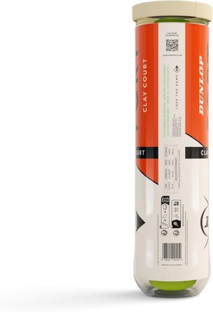 Тенісний м'яч Dunlop Fort Clay Court для ґрунтових кортів, професійний