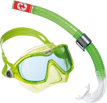 Набір трубок Aqua Lung Sport з маскою, One size Lime