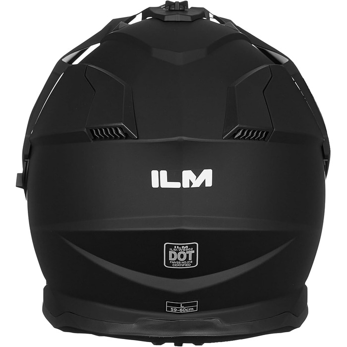 Мотошолом ILM Dual Sport Adventure з сонцезахисним козирком, сумісний з Pinlock, ECE, для мотокросу, квадроцикла, оффроуд WS902