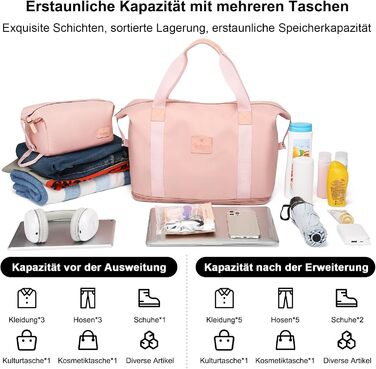 imiomo жіноча спортивна дорожня сумка Weekender, велика сумка для подорожей, спорту, лікарні, на плече
