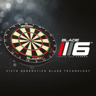 Дошки для дартсу Winmau Blade 5/6 (чорний/білий/червоний/зелений)