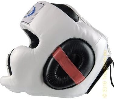 Захист голови Fairtex Spuer Sparring HG10, білий/чорний, M