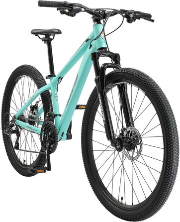 Алюмінієвий гірський велосипед BIKESTAR Hardtail Shimano 21 швидкісна передача, дискове гальмо 27,5 дюймові шини 14, 16, 18 дюймова рама Alu MTB СПРОБУЙТЕ БЕЗ РИЗИКУ 16-дюймовий кадр (14-дюймовий кадр, м'ята)