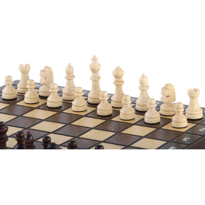 Набір Sunrise Chess & Games 3в1: шахи, шашки, нарди, 28x28 см