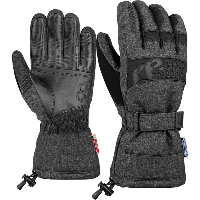 Рукавичка для пальців Reusch унісекс Connor R-TEX XT (чорний / чорний меланж, 10.5)