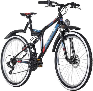 Велосипед KS Cycling Mountain Bike ATB Fully 26 Zodiac RH 48 см (чорно-червоний)