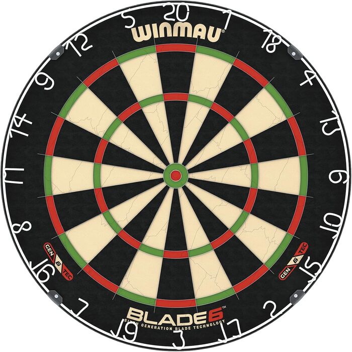 Дошка для дартсу WINMAU Blade 6 з шафою, 2 наборами дартсу та аксесуарами