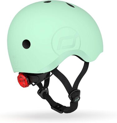 Дитячий шолом Scoot and Ride з регульованими ремінцями, матовим покриттям, LED-підсвіткою та флісовою підкладкою, розміри S/M