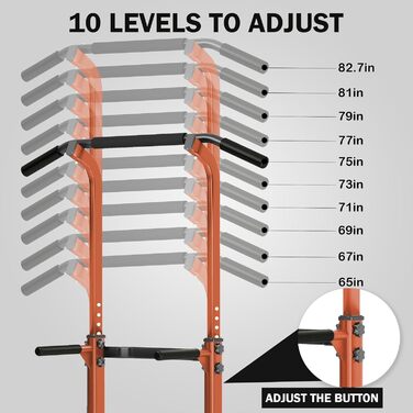 Турнік-ап SogesHome Power Tower регульований для фітнесу