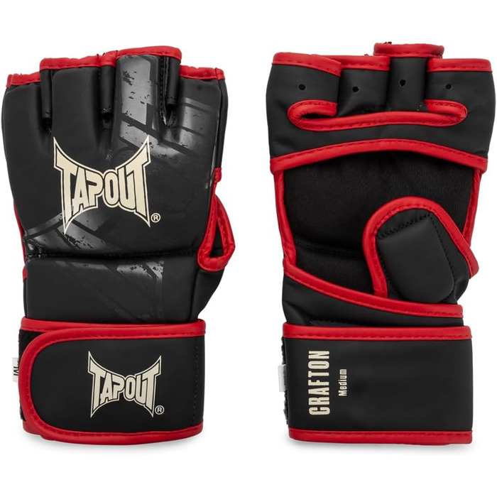 Рукавички для MMA Tapout Crafton Combat XL, шкіряні, для змішаних єдиноборств
