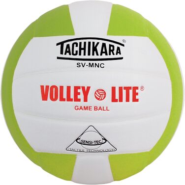 Тренувальний волейбольний м'яч Tachikara Volley-lite (Лаймово-зелений/Білий)