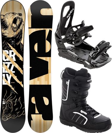 Комплект сноуборду Raven Grizzly Board s230 Binding Boots 154 см