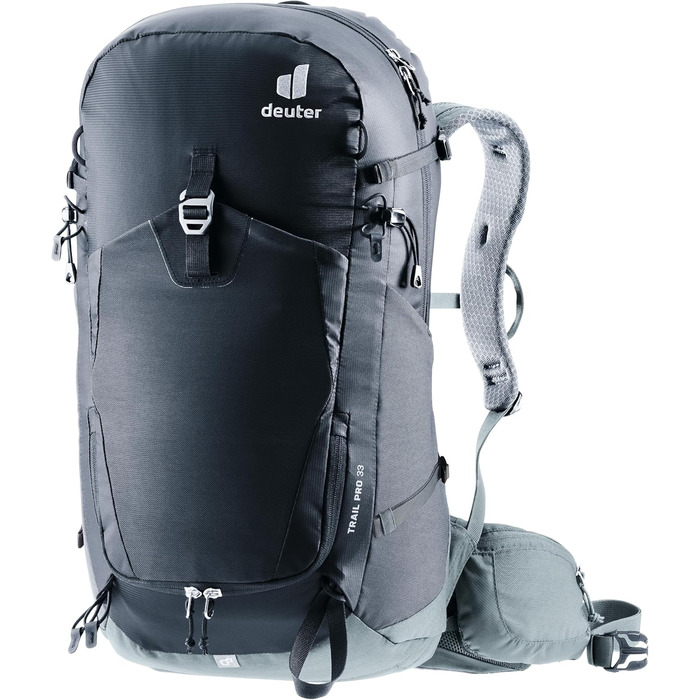 Чоловічий туристичний рюкзак Deuter Trail Pro 33 л, для альпінізму та походів, чорний