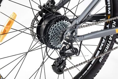 Електровелосипед Moma e-MTB 27.5", підвіска, SHIMANO 24 швидк., акум. 48В 13Ач