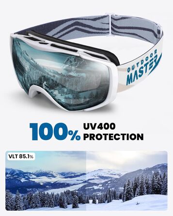 Окуляри OutdoorMaster унісекс, захист UV 100, антифог.