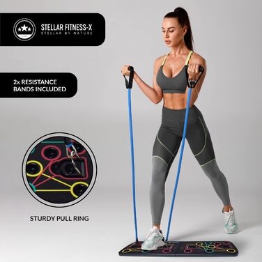 Дошка для віджимань Stellar Fitness-X 12-в-1 багатофункціональна