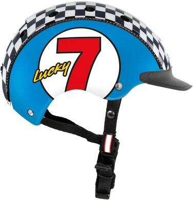 Велосипедний шолом Casco Kids Mini 2 Lucky 7 (S, синій)