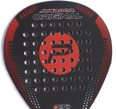 Ракетка LUXTRI Padel Jugador для початківців 360г Fiberglass/Eva (Jugador Original Black-Red)