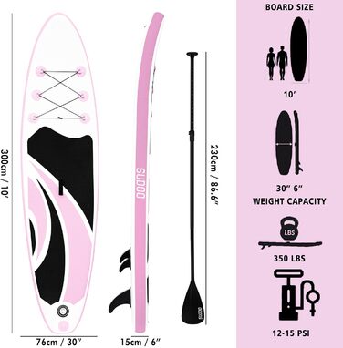 Надувна SUP-дошка 10'/10.5'/11' x 30