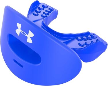 Губогубний захист Under Armour Air для футболу, повний захист рота, сумісний з брекетами, Instant Fit Adult Blue