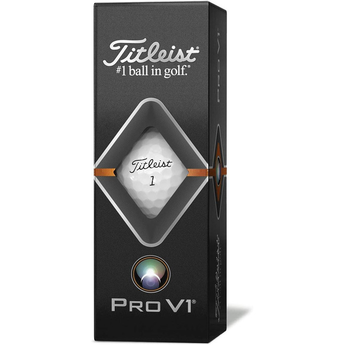 М'ячі для гольфу Titleist Pro V1 2019, упаковка 3 шт.