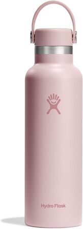 Термос-пляшка HYDRO FLASK 621 мл, сталева, ізольована, спортивна, з герметичною кришкою Flex та ремінцем, підходить для посудомийної машини, Trillium