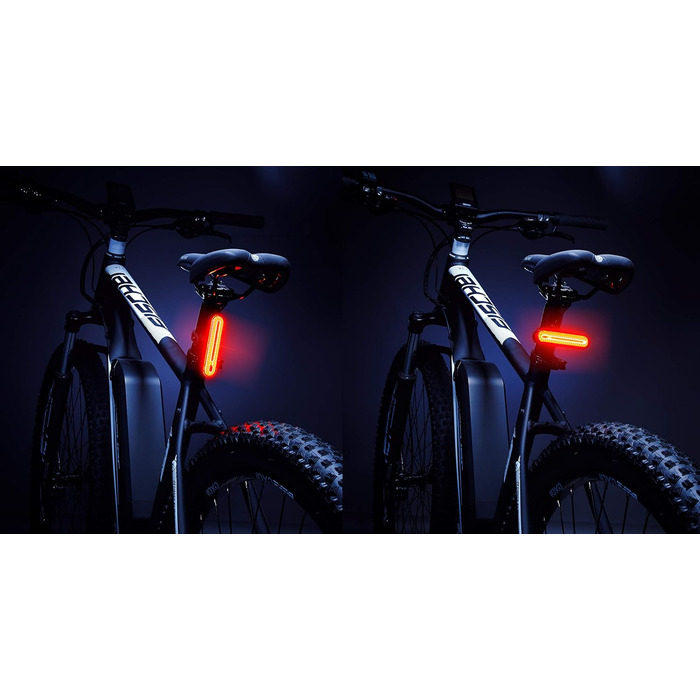 SIGMA Aura 45 – велосипедна LED фара 45 Люкс, акумуляторна, водостійка, 3 режими, переднє світло, StVZO